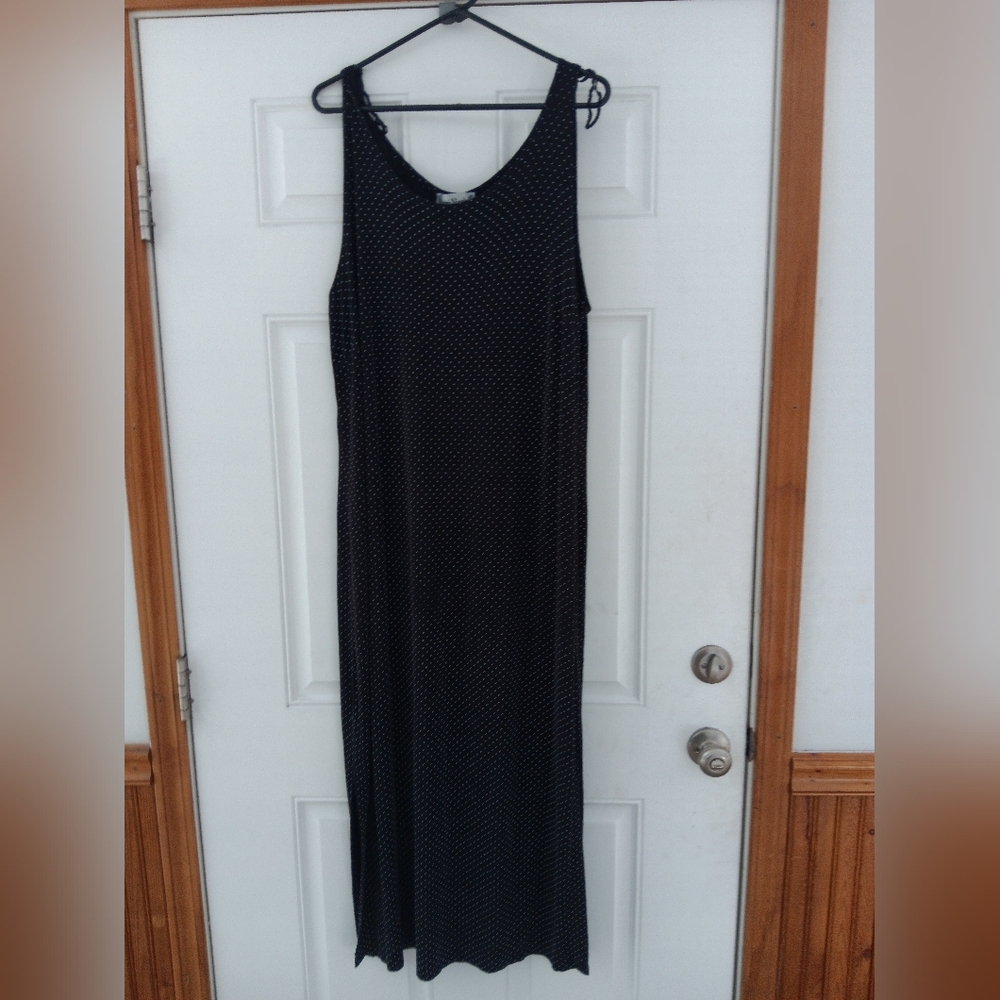 Black Maxi Tank Dress for Casual Work